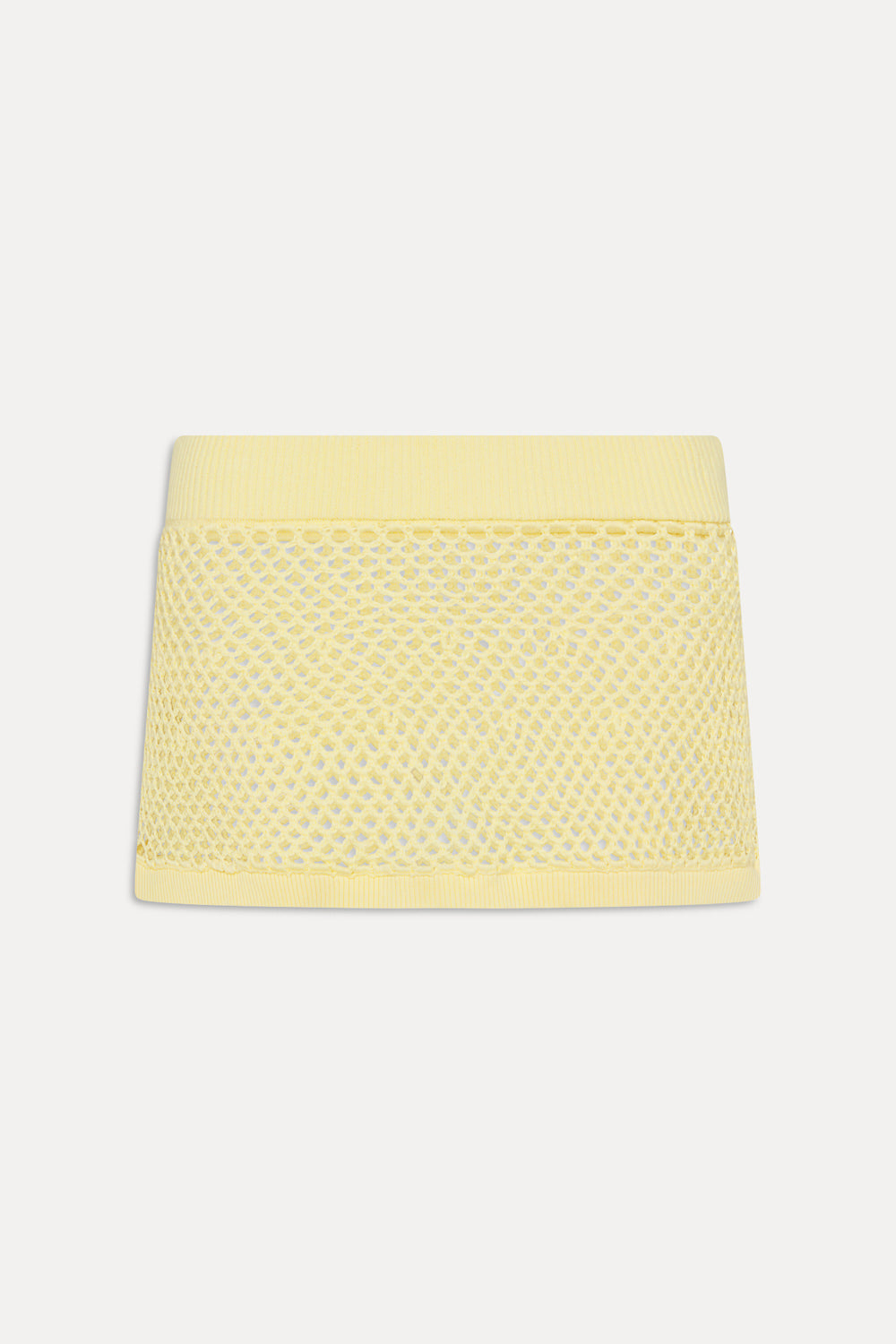 Adaline Crochet Mini Skirt - Whipped Butter