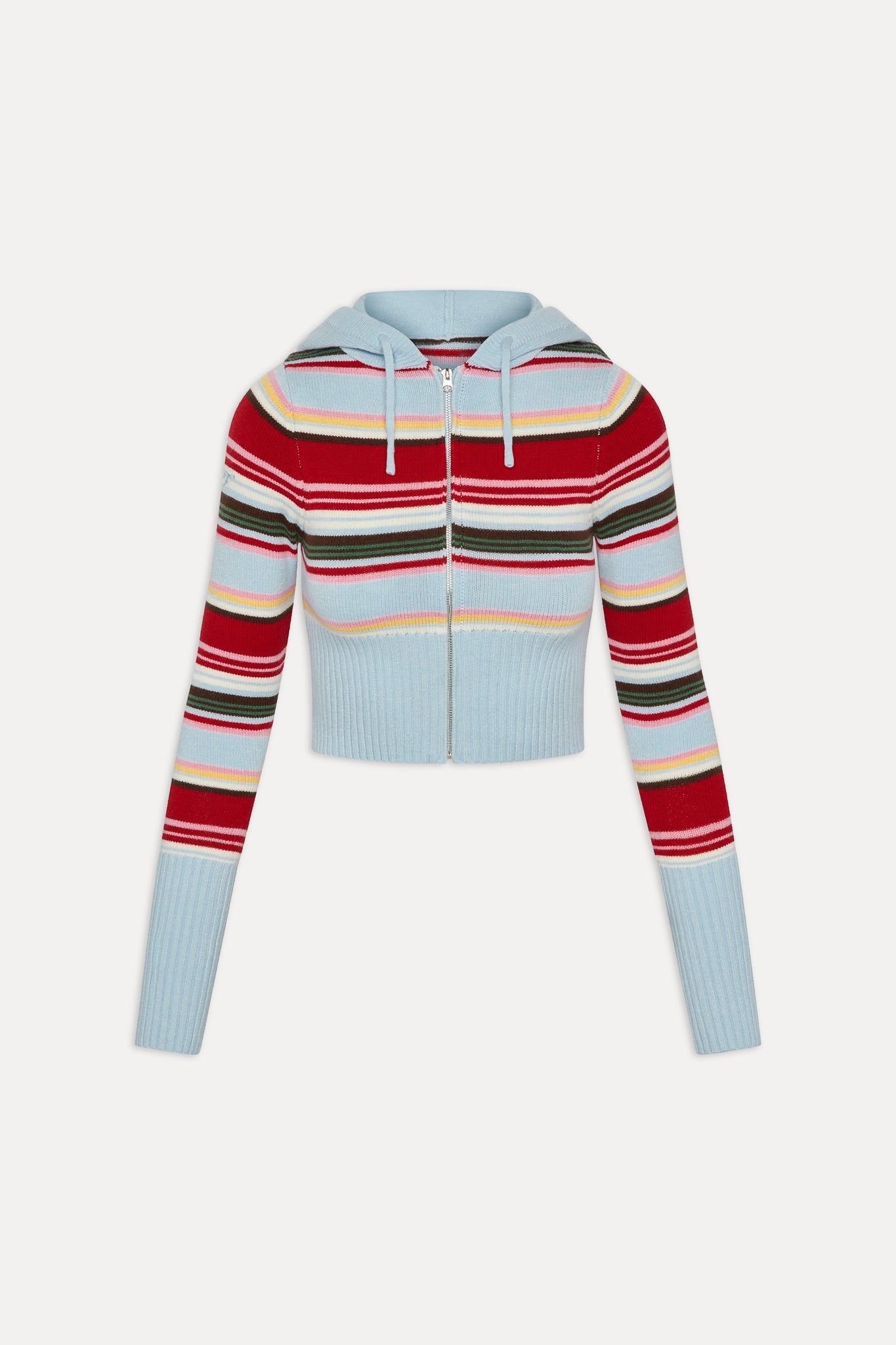 Aimee Zip Up Knit Hoodie - Ocean Ave