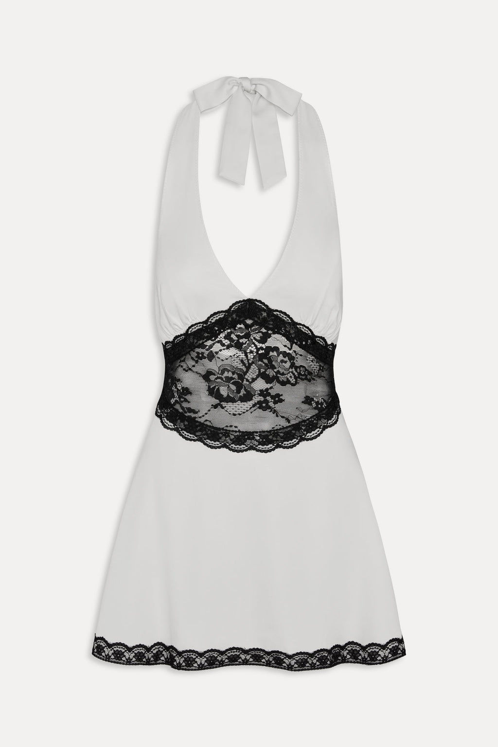 Audrey Satin Mini Dress - Soft Sand