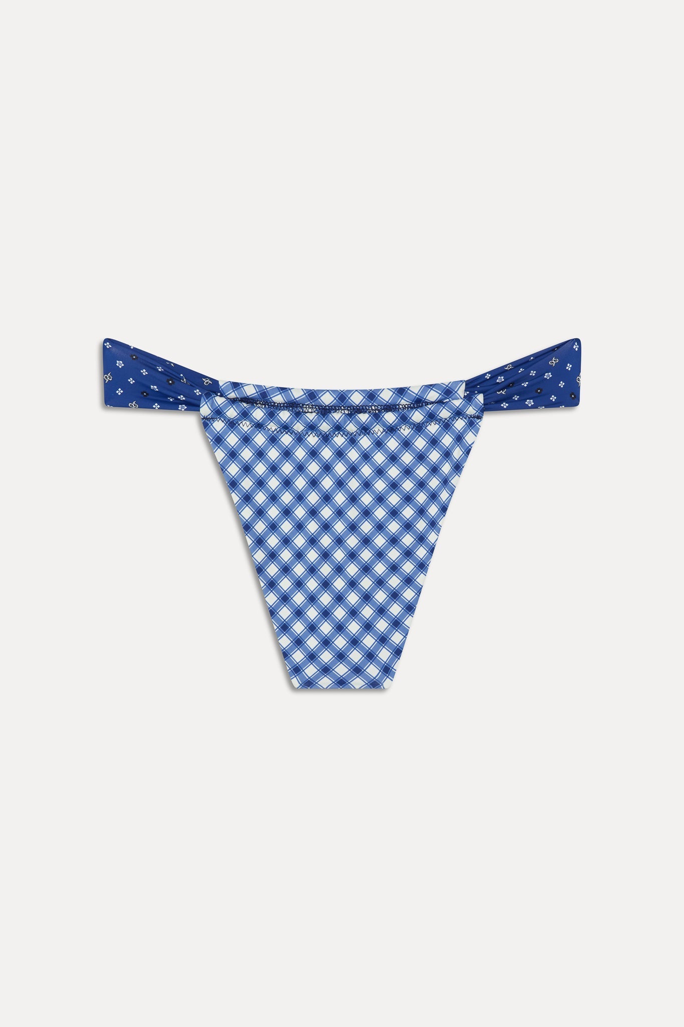 Beckett Micro Bikini Bottom - Starry Gingham