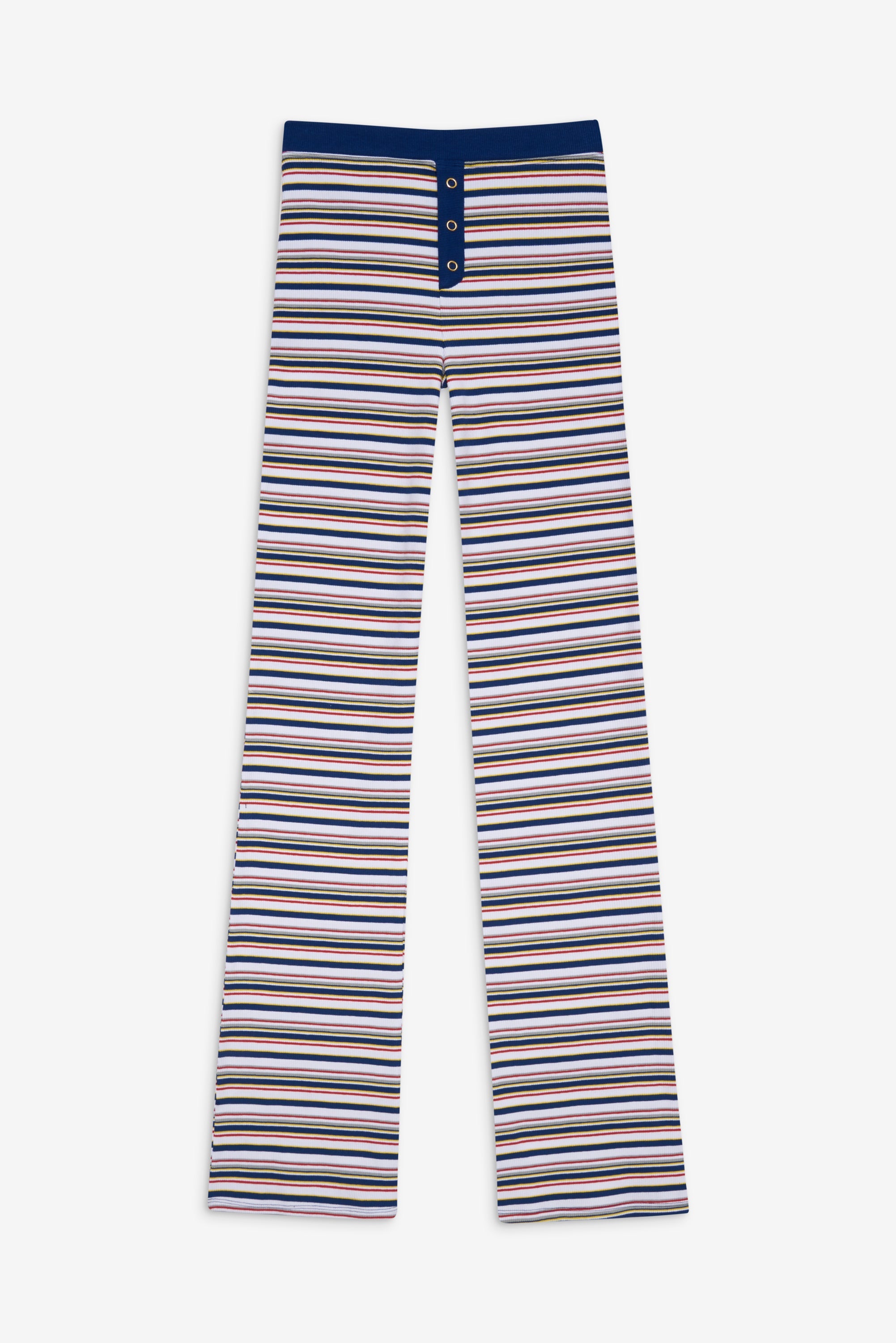 Blair Striped Cotton Pants - Love Stripe