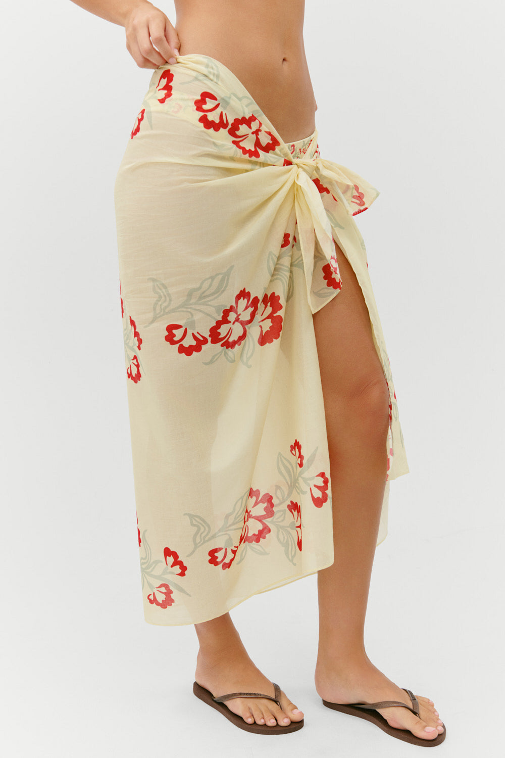 Alessia Cotton Sarong - Hibiscus Beach